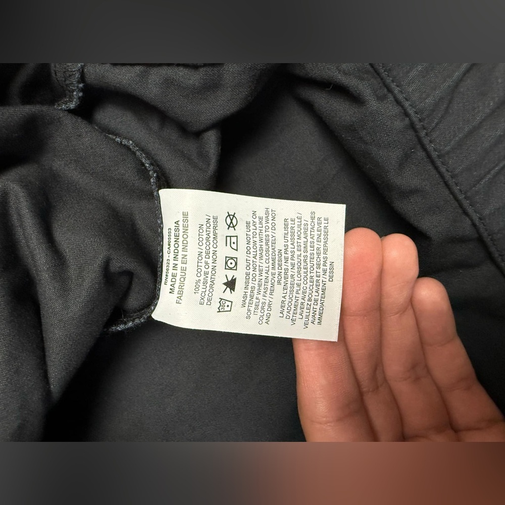 Nike Club Oxford Short-Sleeve Button-Up Shirt Black Men’s Sz XL - Picture 2 of 9